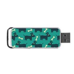 Happy Dogs Animals Pattern Portable Usb Flash (one Side)