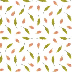 Leaves Pattern Seamless Texture Play Mat (square) by Perong