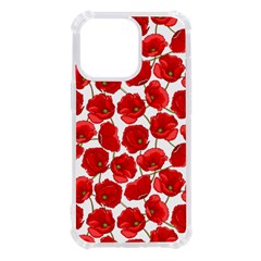 Flower Poppies Plant Petal Iphone 13 Pro Tpu Uv Print Case by Perong