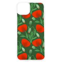 Poppy Fierce Wolf Poppies Bud Iphone 15 Pro Tpu Uv Print Case by Perong