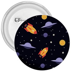 Cosmos Rocket Spaceship Ufo 3  Buttons