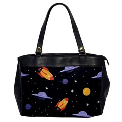 Cosmos Rocket Spaceship Ufo Oversize Office Handbag by Salmanaz77