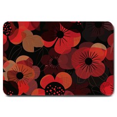 Flower Floral Flora Nature Pattern Background Backdrop Large Doormat