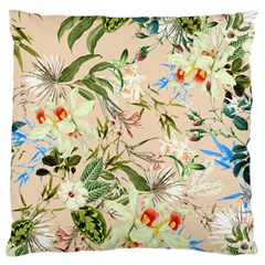 Textile Fabric Tropical Large Cushion Case (two Sides)