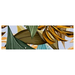 Monstera Palm Leaves Plants Banner And Sign 9  X 3 