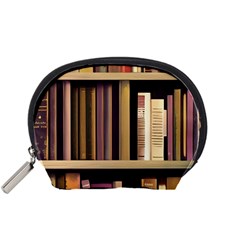 Books Bookshelves Office Fantasy Background Artwork Book Cover Apothecary Book Nook Literature Libra Accessory Pouch (small)