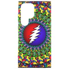 Grateful Dead Bear Pattern Samsung Galaxy S24 Ultra 6 9 Inch Black Tpu Uv Case