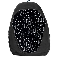 Chalk Music Notes Signs Seamless Pattern Backpack Bag