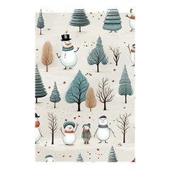 Snowman Snow Christmas Shower Curtain 48  X 72  (small) 