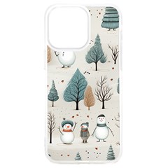 Snowman Snow Christmas Iphone 15 Pro Max Tpu Uv Print Case