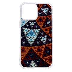 Fractal Triangle Geometric Abstract Pattern Iphone 13 Pro Max Tpu Uv Print Case