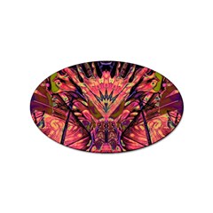 Trippy Garland Sticker Oval (10 Pack) by MRNStudios