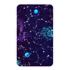 Realistic Night Sky Poster With Constellations Memory Card Reader (rectangular)