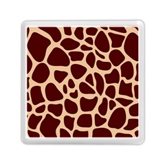 Animal Print Girraf Patterns Memory Card Reader (square)