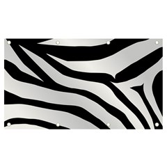 White Tiger Skin Banner And Sign 7  X 4 