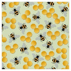 Bees Pattern Honey Bee Bug Honeycomb Honey Beehive Lightweight Scarf 