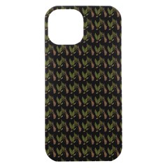 Fern Pattern 2 Black Iphone 15 Plus Black Uv Print Pc Hardshell Case by snowwhitegirl