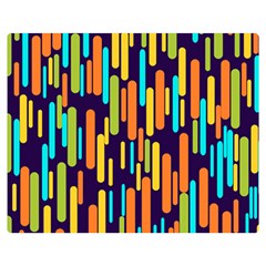 Illustration Abstract Line Two Sides Premium Plush Fleece Blanket (teen Size)