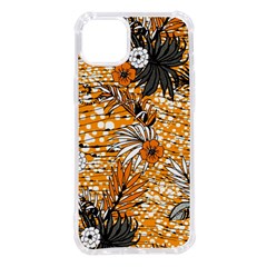 Leaf Yellow Point Flower White Iphone 14 Plus Tpu Uv Print Case