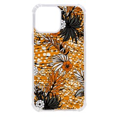 Leaf Yellow Point Flower White Iphone 13 Pro Max Tpu Uv Print Case