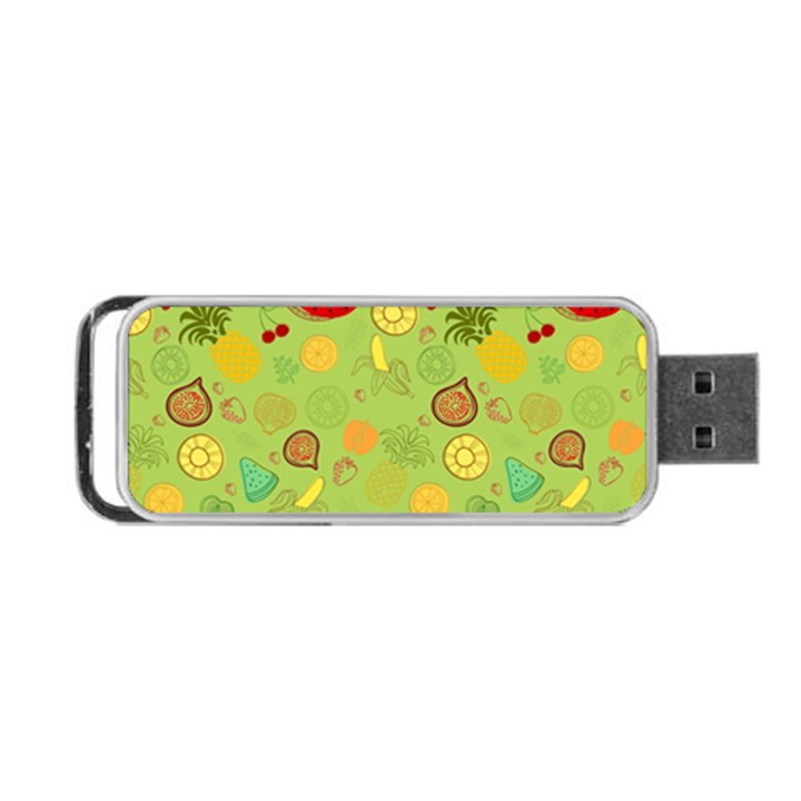 Art Fruits Pattern Portable USB Flash (One Side)