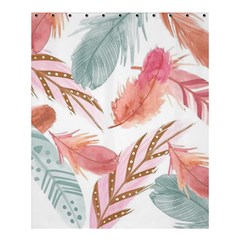 Feathers, Boho, Cute, Feather, Pastel Shower Curtain 60  X 72  (medium) 