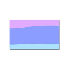 Pastel Colour, Blue, Lilac, Orange, Pastel, Pink, Romance Sticker Rectangular (100 Pack)