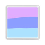 Pastel Colour, Blue, Lilac, Orange, Pastel, Pink, Romance Memory Card Reader (Square) Front