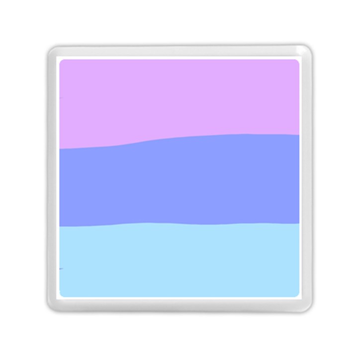 Pastel Colour, Blue, Lilac, Orange, Pastel, Pink, Romance Memory Card Reader (Square)