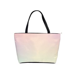 Rainbow Pastel, Purple, Gradient, Light, Led, Pink, Simple Classic Shoulder Handbag by kyorashop23