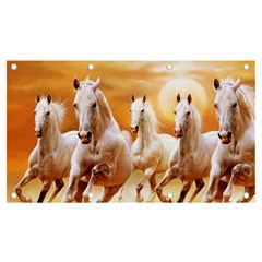 Seven Horses, Sun Banner And Sign 7  X 4 