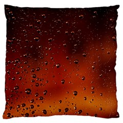 Water Drops, Lui, Amazing Large Cushion Case (two Sides)