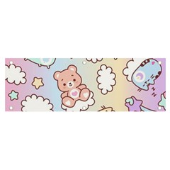 Usheen Carebears, Bears, Cat, Colorful, Cute, Pastel, Pattern Banner And Sign 6  X 2 