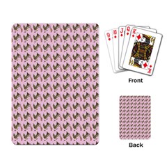 Fern Pattern 2 Pink Playing Cards Single Design (rectangle)