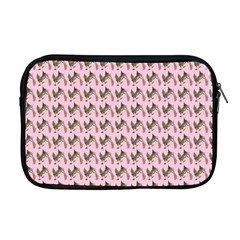 Fern Pattern 2 Pink Apple Macbook Pro 17  Zipper Case