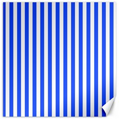 Blue Stripes, Sticker, Stickers Canvas 12  X 12 