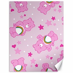 Cheer Bear Pink, Care, Care Bears, Cartoon Canvas 18  X 24 