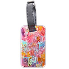 Marbling Art Luggage Tag (two Sides)