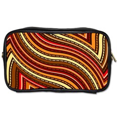 Waves Pattern Abstract Neutrals Toiletries Bag (one Side)