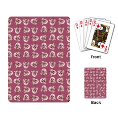 Whimsy Chickens Pattern Playing Cards Single Design (rectangle)