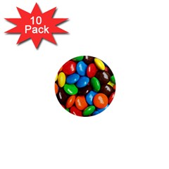 Colorful Candy Background, Close-up 1  Mini Magnet (10 Pack) 