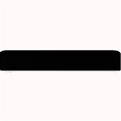 Plain Black Black Small Bar Mat