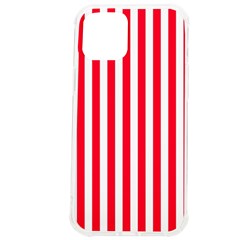 Red Stripes, Texture, Sticker, Iphone 12 Pro Max Tpu Uv Print Case by kyorashop23