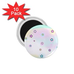 Stars, Cute, Pastel, Pattern 1 75  Magnets (10 Pack) 