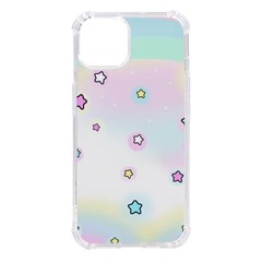 Stars, Cute, Pastel, Pattern Iphone 14 Tpu Uv Print Case