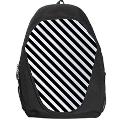 Stripes Monochrome Pattern Backpack Bag