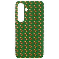 Kawaii Pumpkin Patt Green Samsung Galaxy S24 6 2 Inch Black Tpu Uv Case