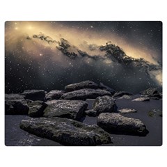 Stellar Dreamscape (ai&human) Two Sides Premium Plush Fleece Blanket (teen Size)