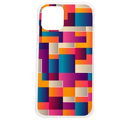 Abstract Geometry Blocks Iphone 12 Pro Max Tpu Uv Print Case by anzea