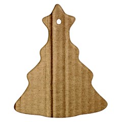 Brown Cardboard Texture Macro, Cardboard, Cardboard Christmas Tree Ornament (two Sides)